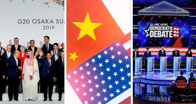 G20, Democratic debates, a pause in the trade war