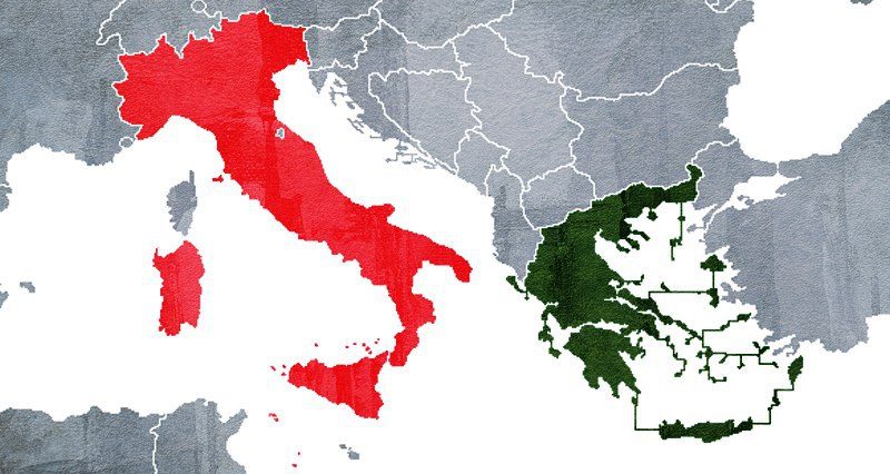 Greece capitulates Turkish claims in Italy delimitation deal
