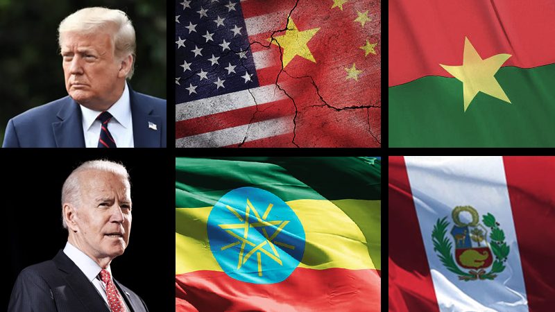Biden VS Trump, new US anti-Chinese measures, elections in Burkina Faso and Peru, war in Ethiopia