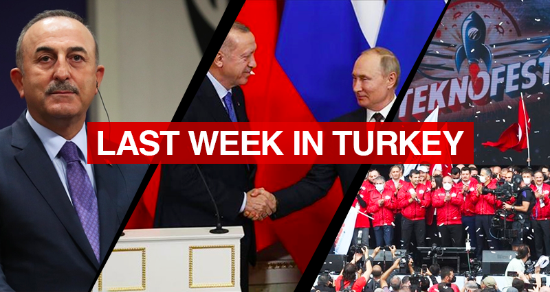 Leaders of Russia and Turkey meet in Sochi; Turkish top diplomat’s statements on the Asia Anew Initiative; National technology and innovation festival in Istanbul