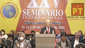 Welcoming speech of Alberto Anaya Gutiérrez in Labor Party’s international congress