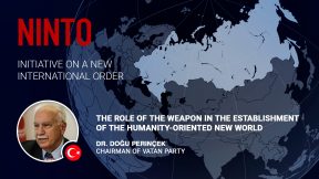 The role of weapon in the establishment of the humanity-oriented New World