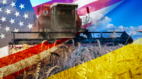 The United States begins to dominate Ukrainian agriculture