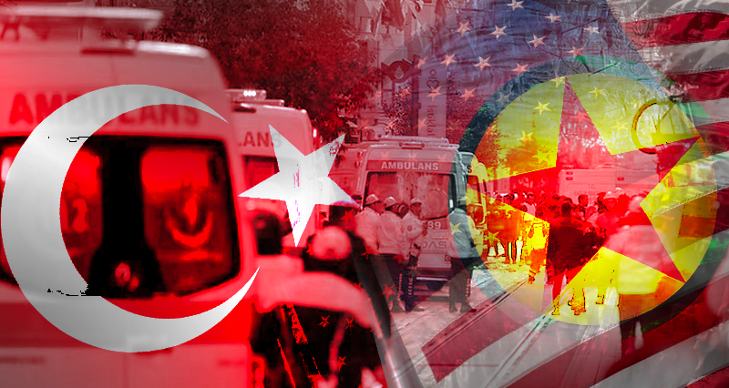 What is the message of the terrorist attack in Istanbul?